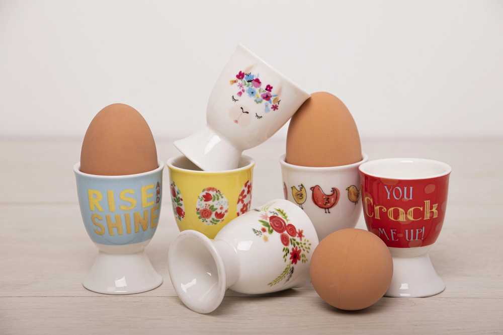 KitchenCraft Stojánek na vajíčka, motiv kuřátek