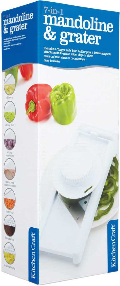KitchenCraft Mandolína s výměnitelnými nástavci