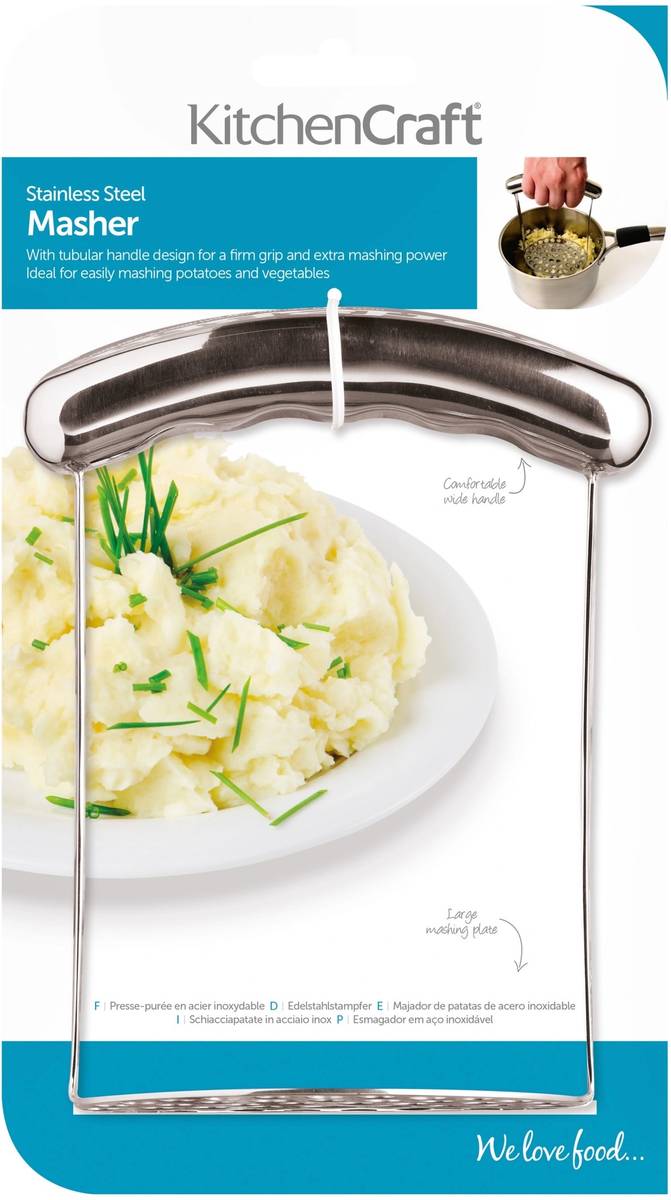 KitchenCraft Nerezové šťouchadlo na brambory