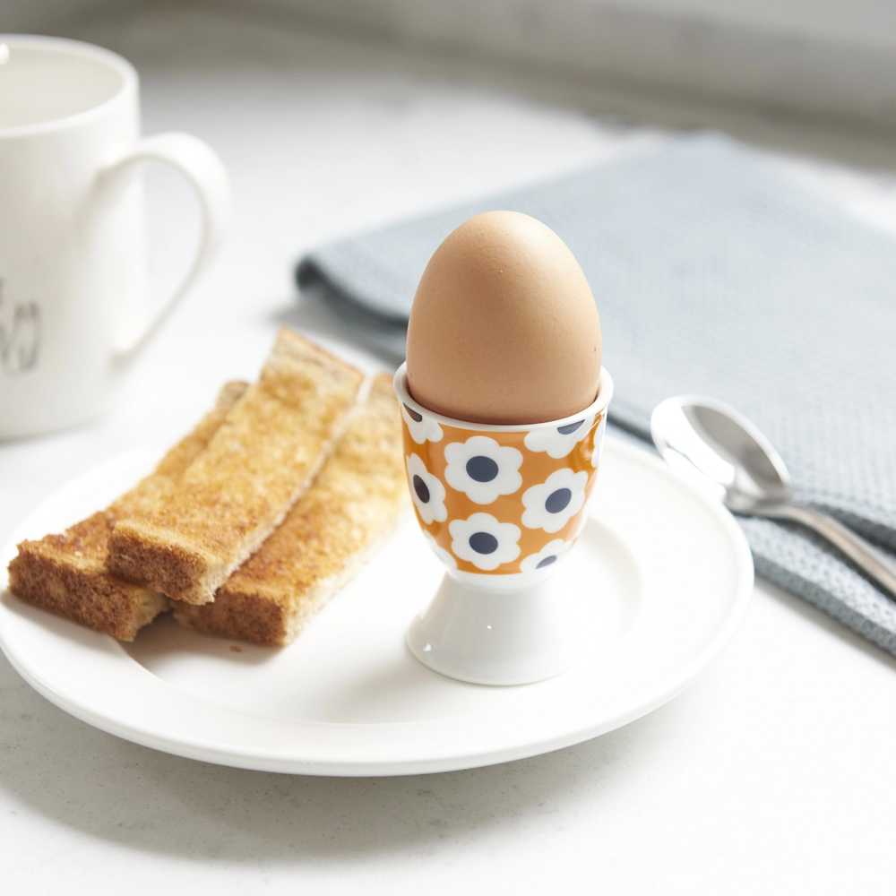 KitchenCraft Stojánek na vajíčka, motiv květin