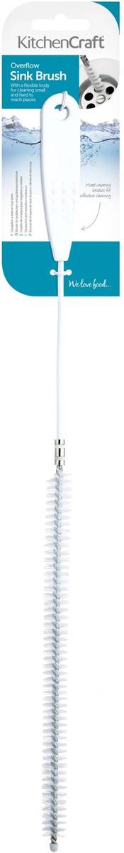 KitchenCraft Kartáč na čištění dřezu a přepadu