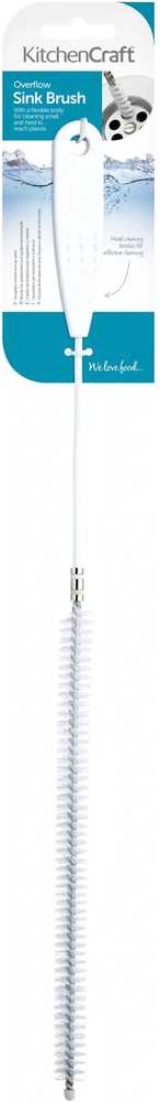 KitchenCraft Kartáč na čištění dřezu a přepadu