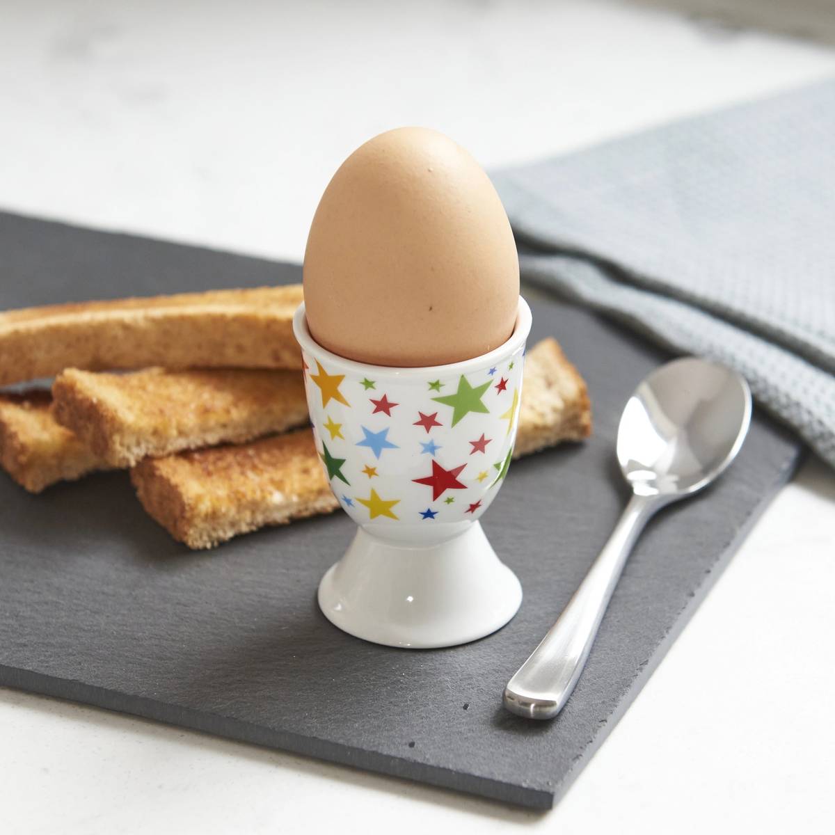 KitchenCraft Stojánek na vajíčka, motiv hvězdiček