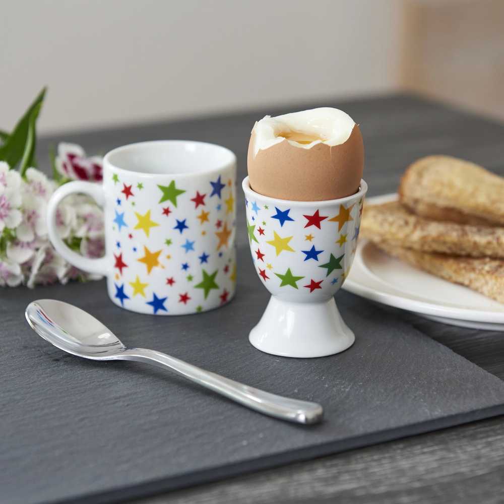 KitchenCraft Stojánek na vajíčka, motiv hvězdiček
