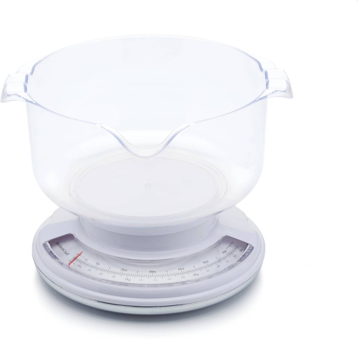 KitchenCraft Kuchyňská váha, s miskou na vážení, 3 kg