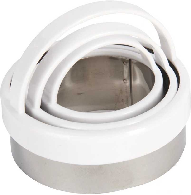 KitchenCraft Sada vykrajovátek s rovným okrajem, 3 ks