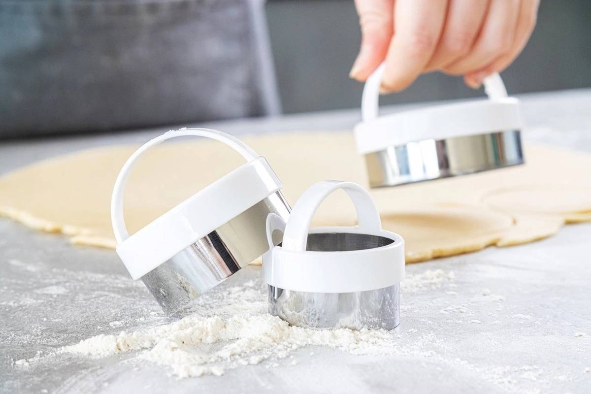 KitchenCraft Sada vykrajovátek s rovným okrajem, 3 ks