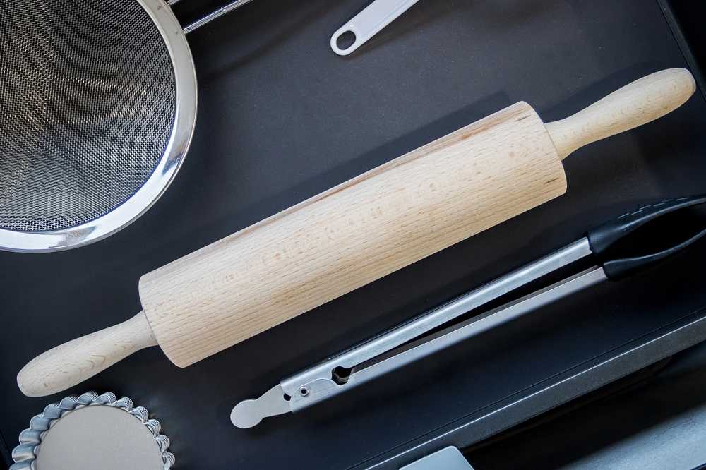 KitchenCraft Váleček z bukového dřeva, 44 cm