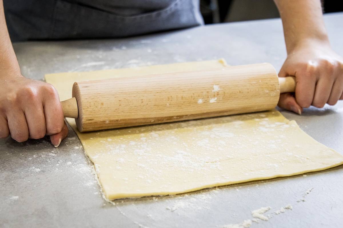KitchenCraft Váleček z bukového dřeva, 44 cm