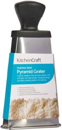 KitchenCraft Trojstranné struhadlo z nerezové oceli, 20 cm