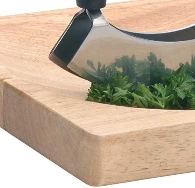 KitchenCraft Sada kolébky a prkénka na krájení bylinek