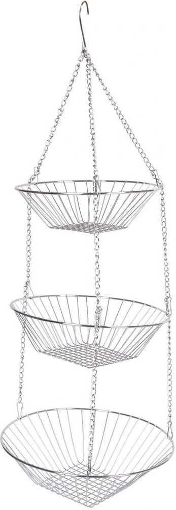 KitchenCraft Závěsný koš, pochromovaný