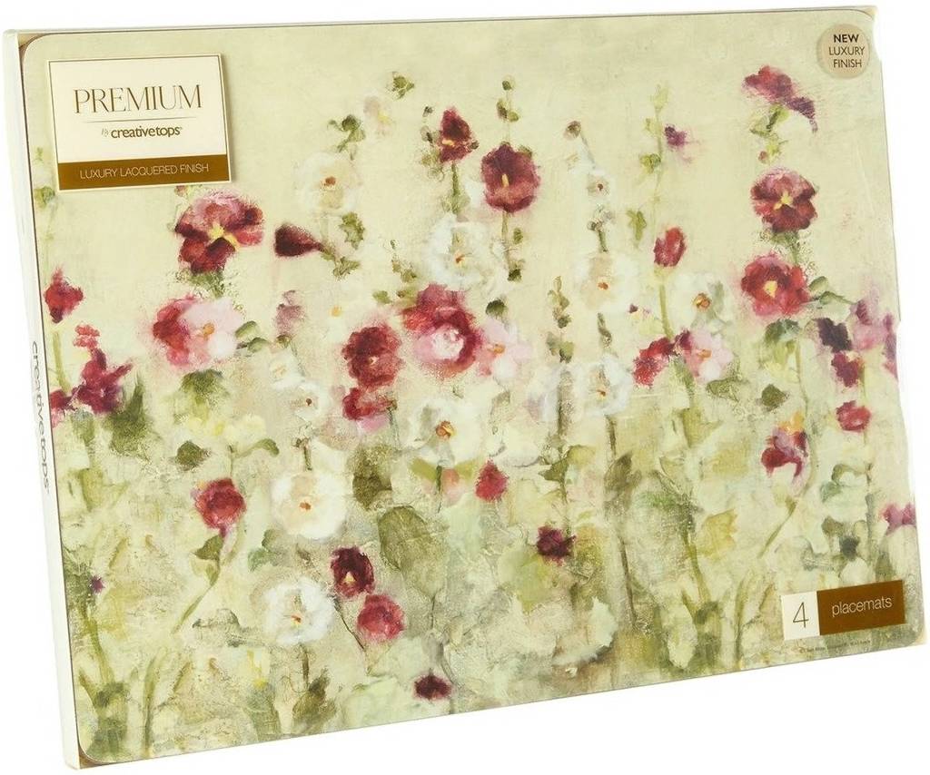 Creative Tops Sada prostírání, 40 x 29 cm, Wild Field Poppies, 4 ks