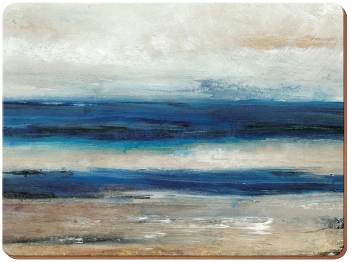 Creative Tops Sada prostírání, 40 x 29 cm, Blue Abstract, 4 ks
