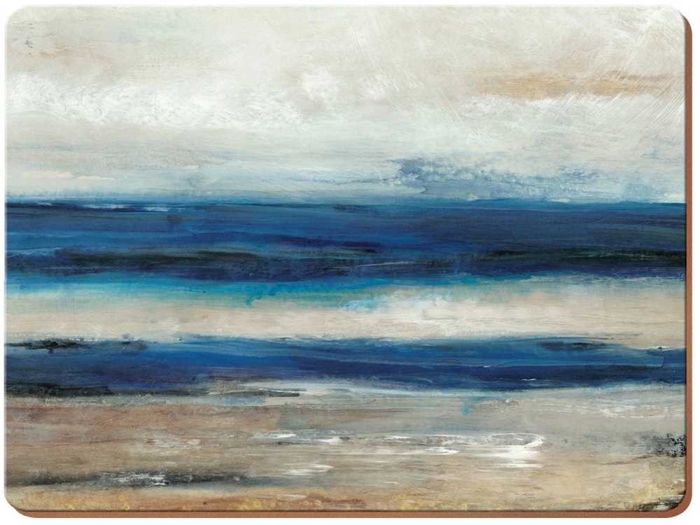 Creative Tops Sada prostírání, 40 x 29 cm, Blue Abstract, 4 ks