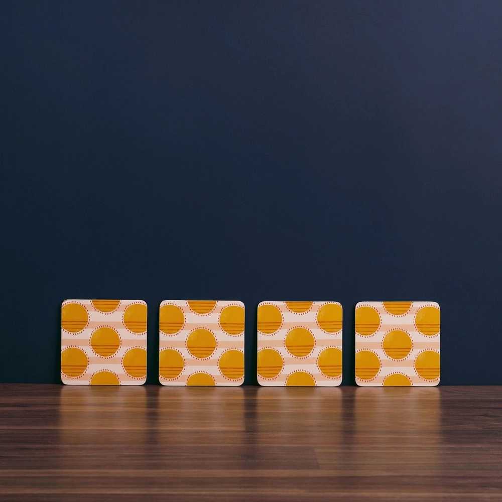 Creative Tops Sada podložek pod skleničky, 10.5 cm, Spots, 4 ks