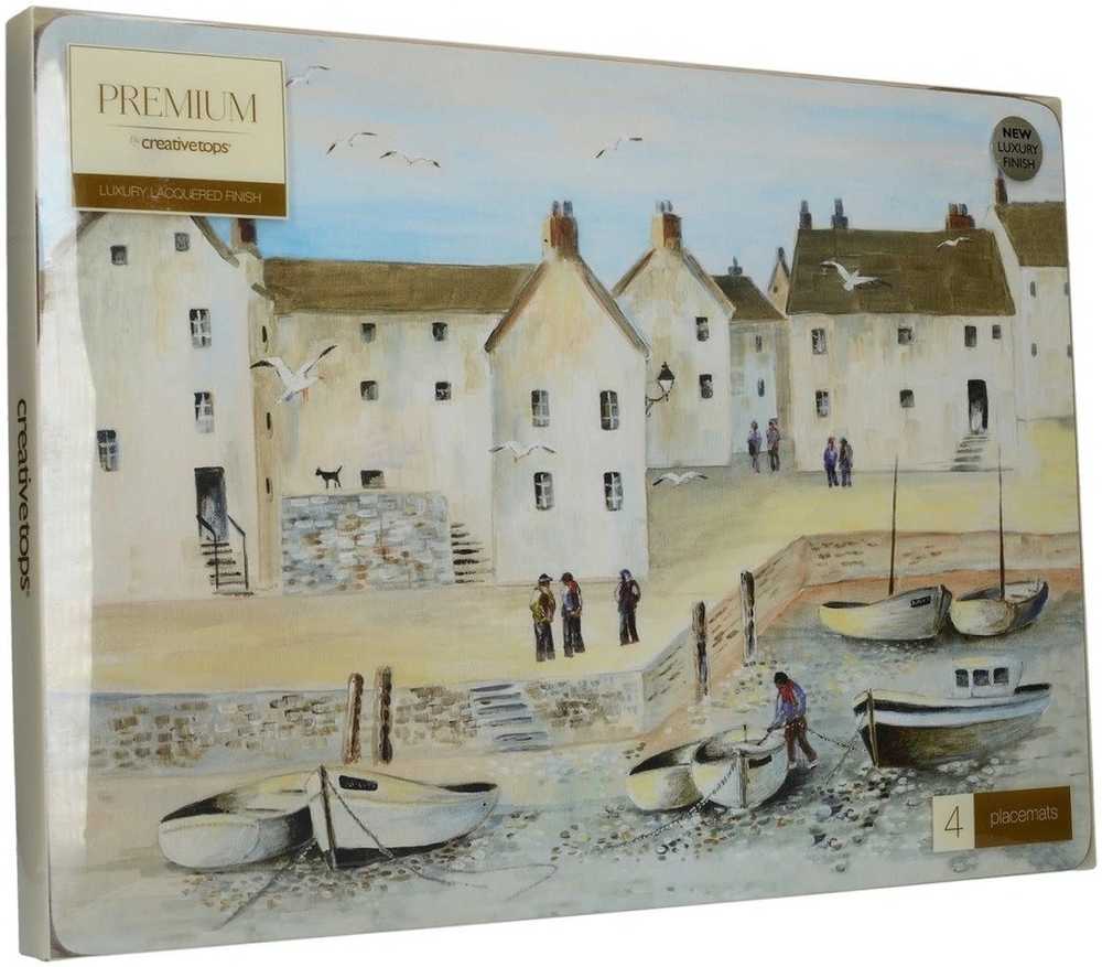 Creative Tops Sada prostírání, 30 x 23 cm, Cornish Harbour, 6 ks