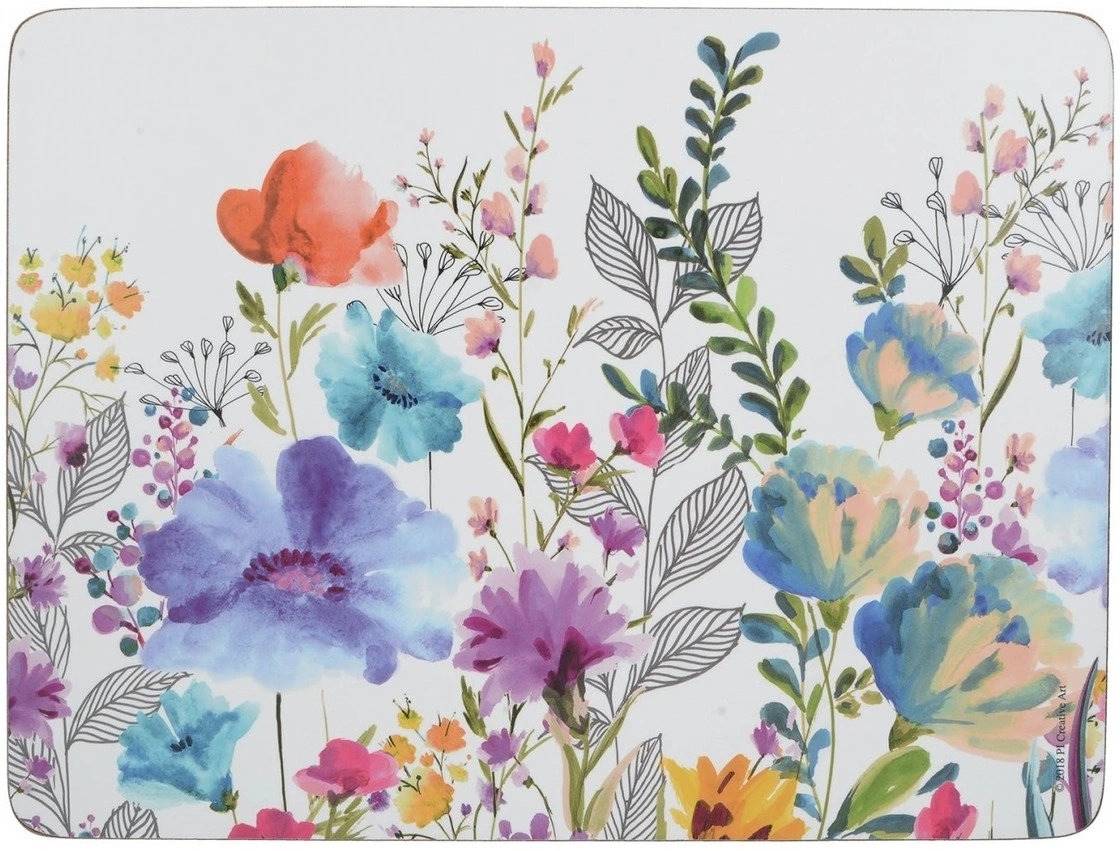 Creative Tops Sada prostírání, 30 x 23 cm, Meadow Floral, 6 ks