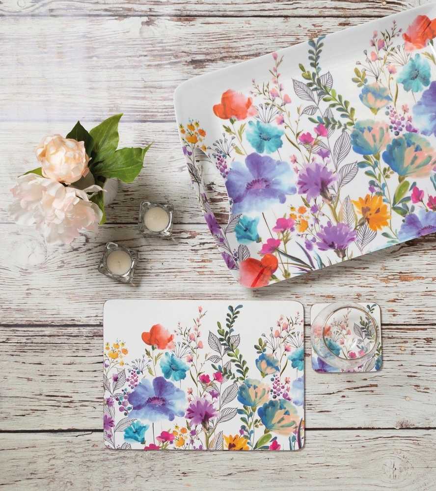 Creative Tops Sada prostírání, 30 x 23 cm, Meadow Floral, 6 ks
