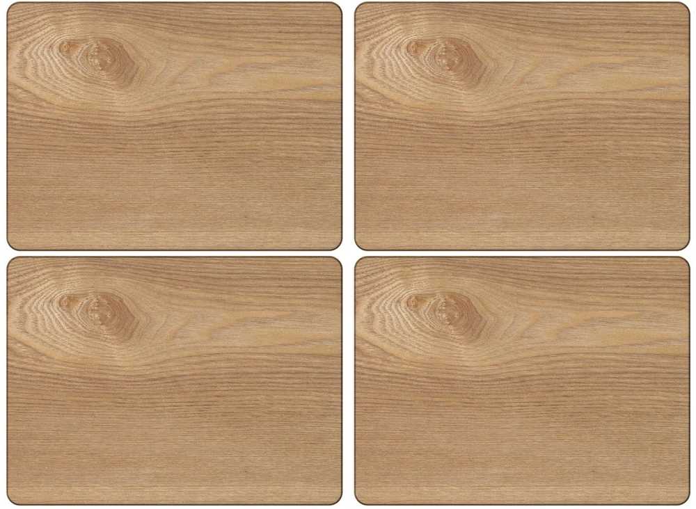 Creative Tops Sada prostírání, 29.5 x 21 cm, Oak Veneer, 4 ks