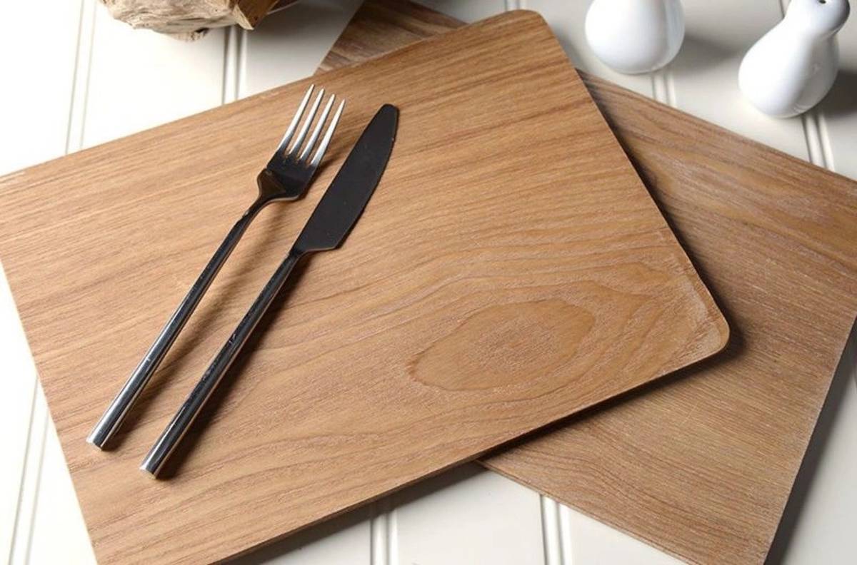 Creative Tops Sada prostírání, 29.5 x 21 cm, Oak Veneer, 4 ks