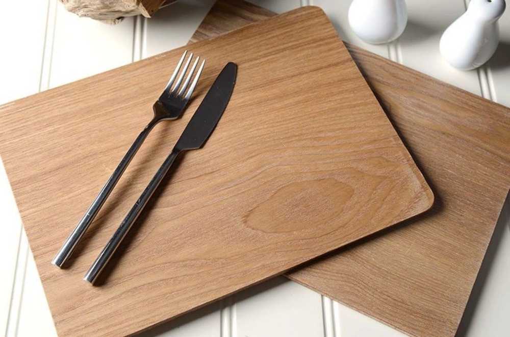 Creative Tops Sada prostírání, 29.5 x 21 cm, Oak Veneer, 4 ks