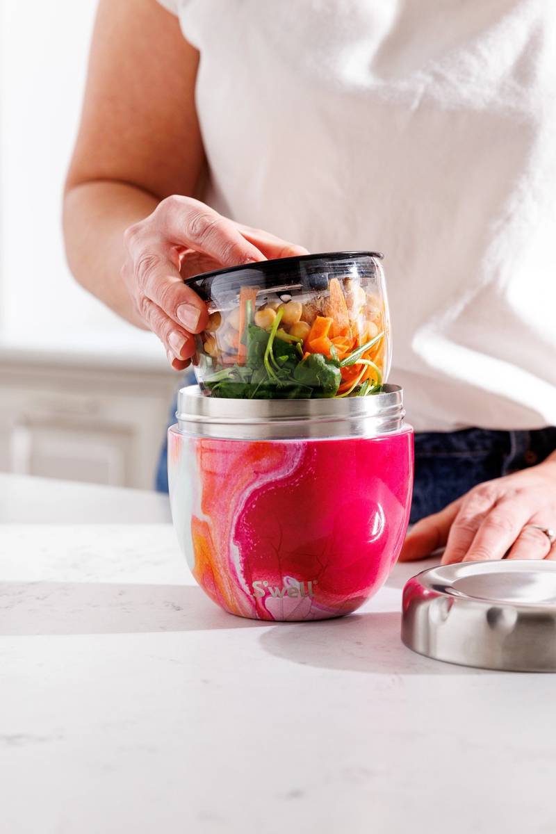 S'well Rose Agate Izolační dóza, 636 ml