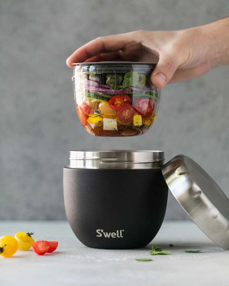 S'well Onyx Izolační dóza, 636 ml