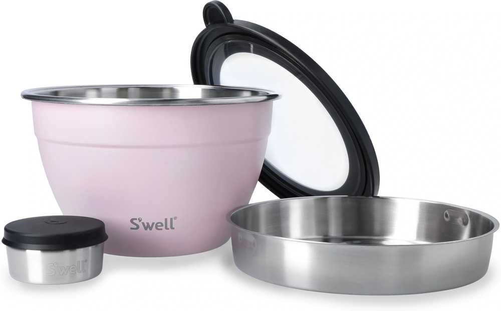 S'well Pink Topaz Box na oběd, 1.9 l