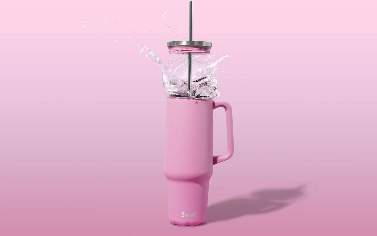 S'well Tumbler, 1.1 l, Hydrangea Pink