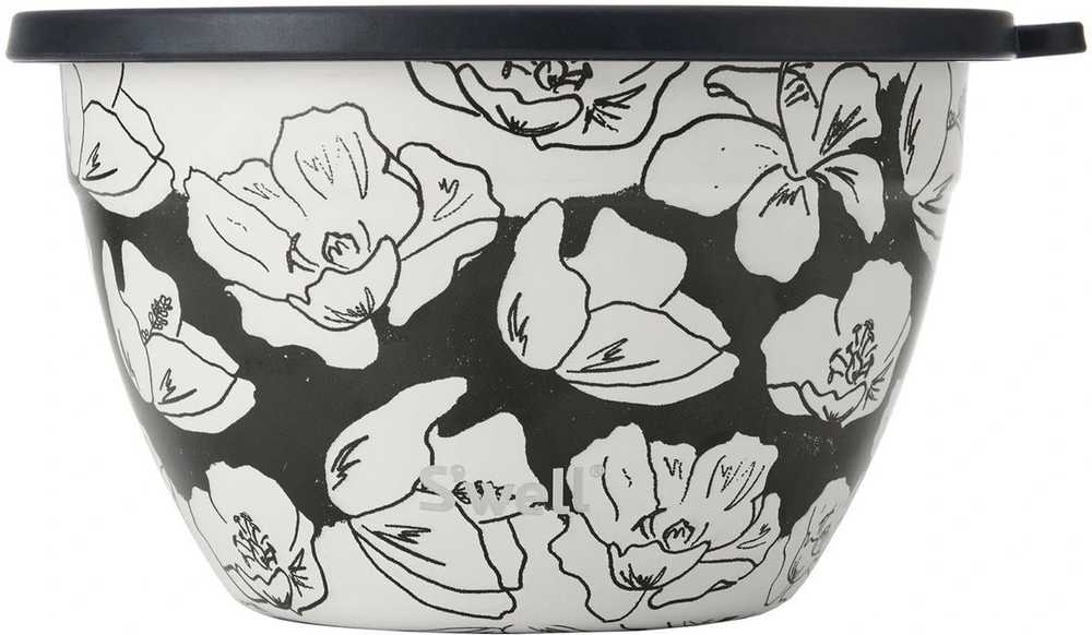 S'well Charcoal Bloom Dóza na oběd, 1.9 l