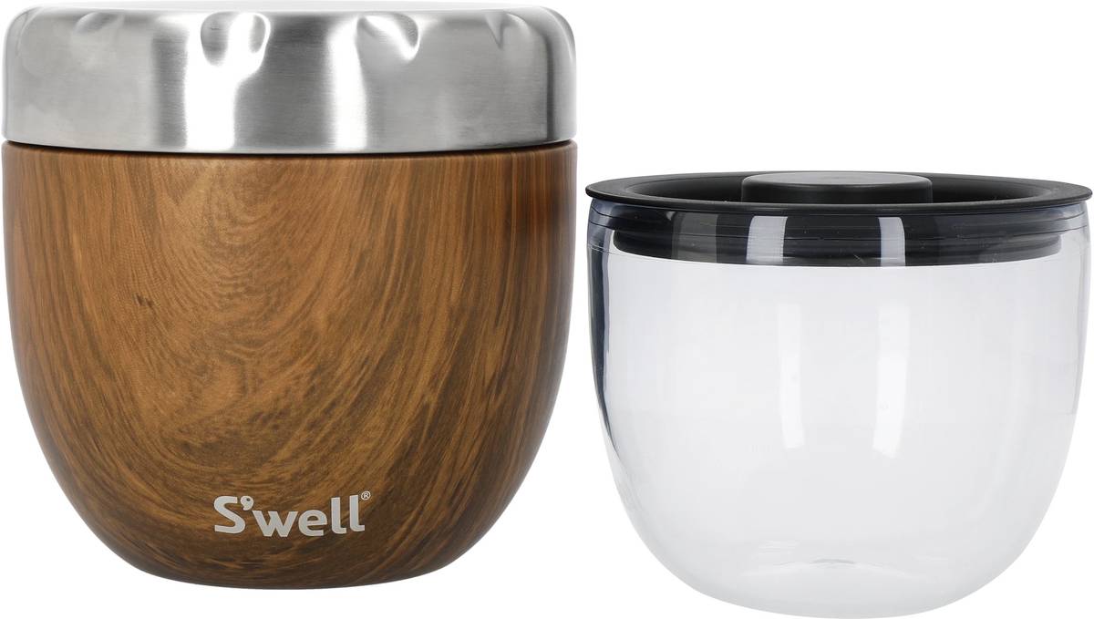 S'well Teakwood Izolační dóza, 636 ml