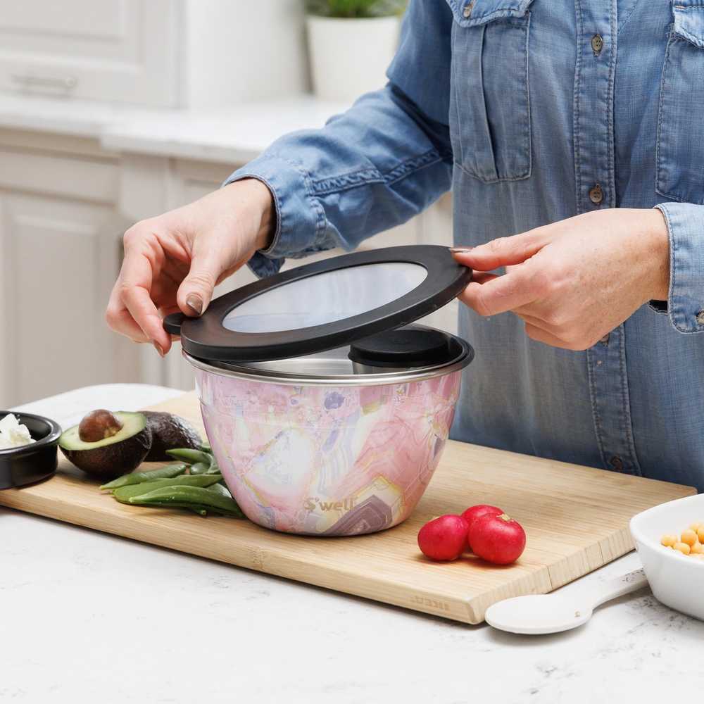 S'well Geode Rose Box na oběd, 1.9 l