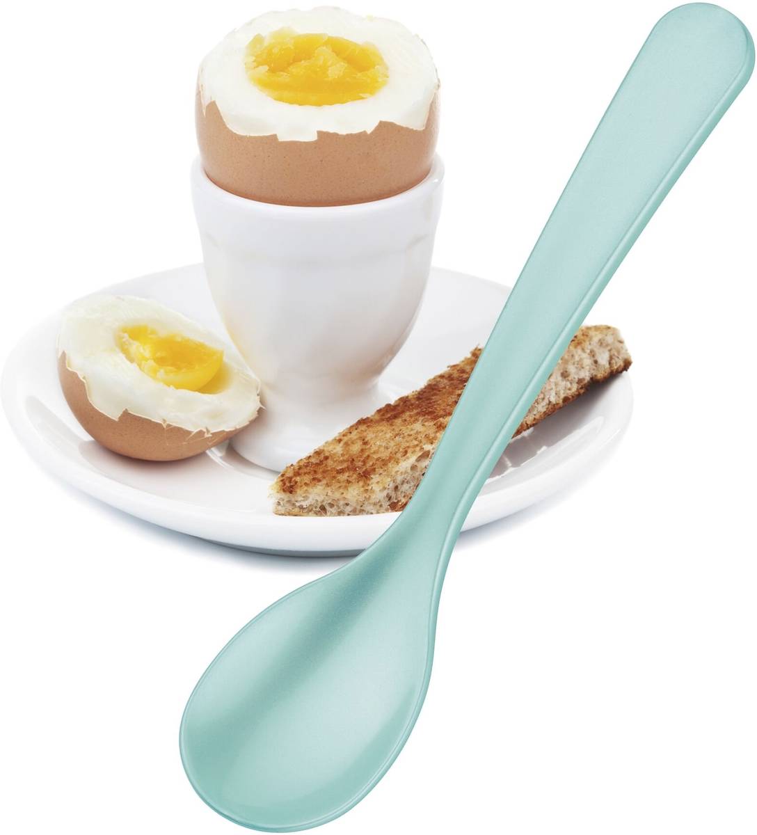 Cilio Lžička na vajíčko Colore, tyrkysová