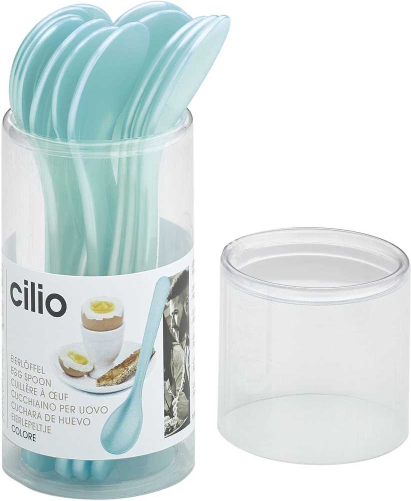 Cilio Lžička na vajíčko Colore, tyrkysová