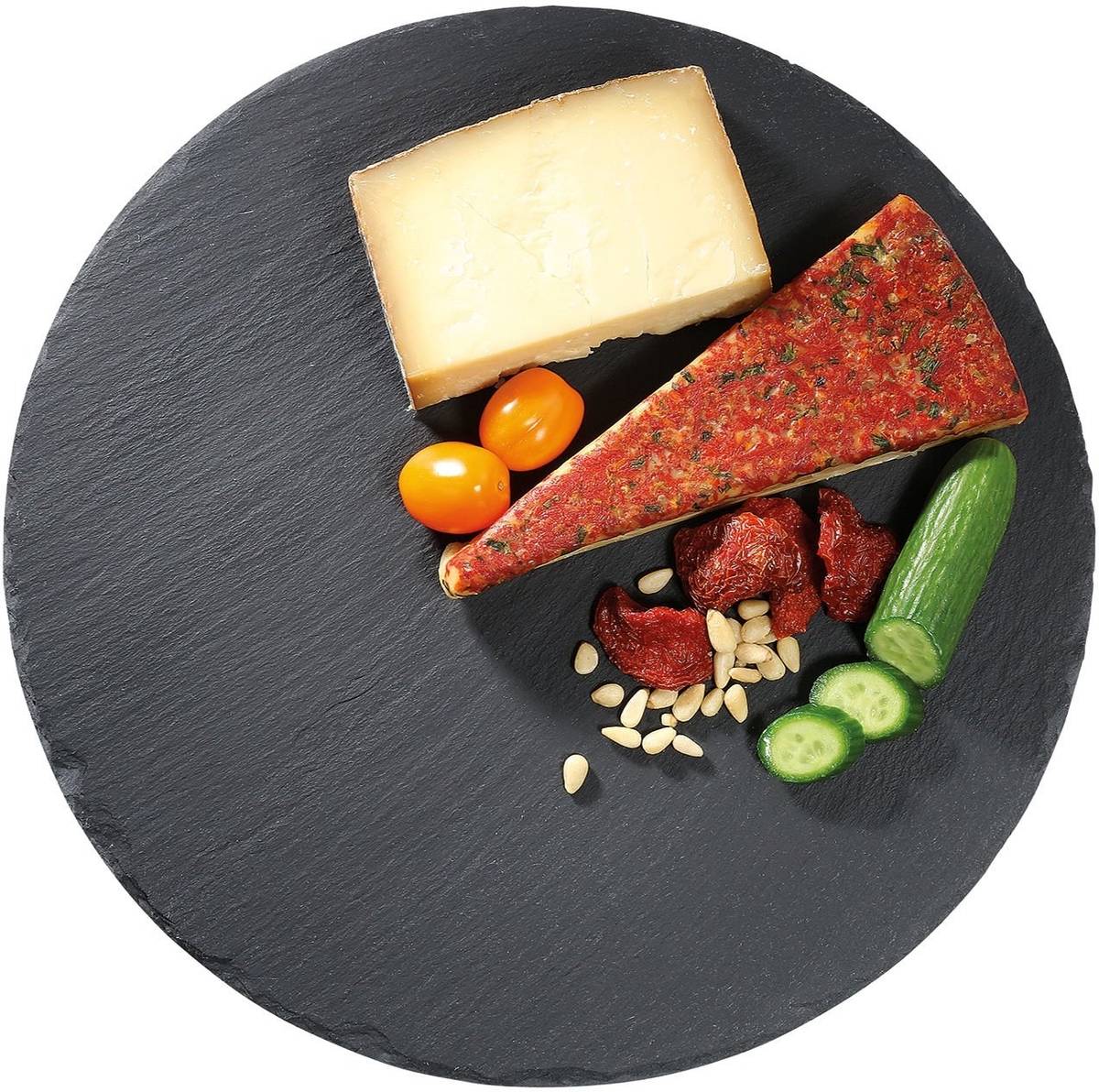 Cilio Břidlicový servírovací tác, kulatý