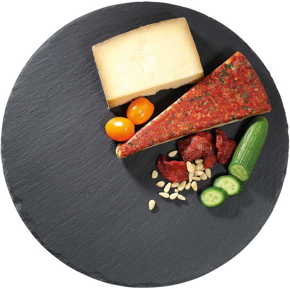 Cilio Břidlicový servírovací tác, kulatý