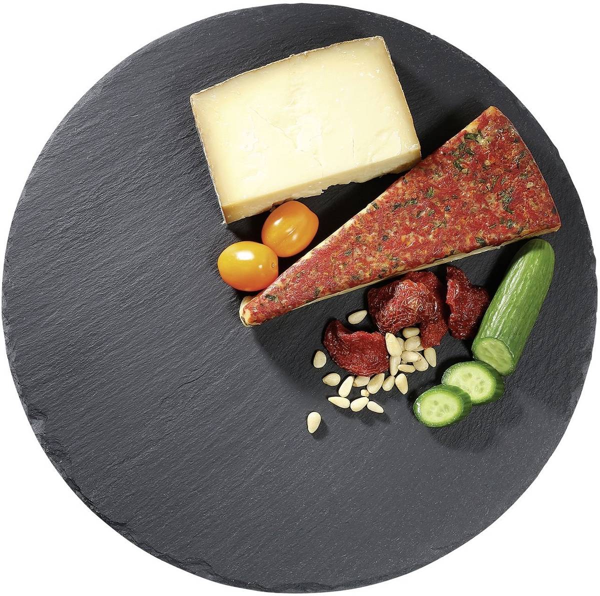 Cilio Břidlicový servírovací tác, kulatý