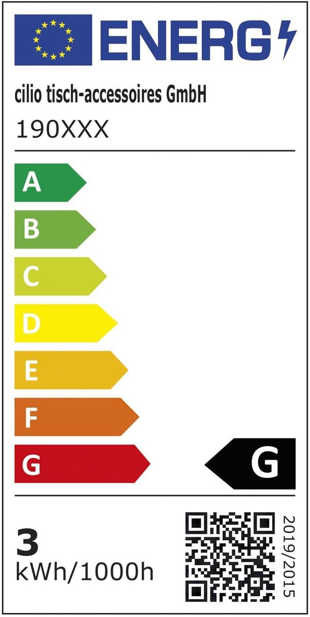 Cilio LED lampička na láhev Luce, bílá