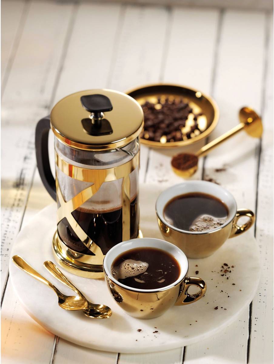 Cilio Sada kávových lžiček, zlatá, 6 ks