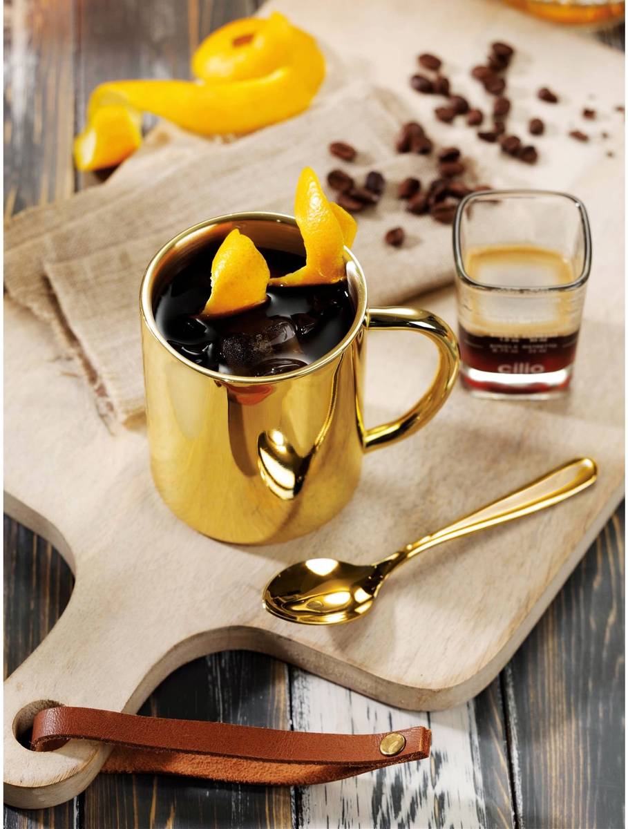 Cilio Sada kávových lžiček, zlatá, 6 ks