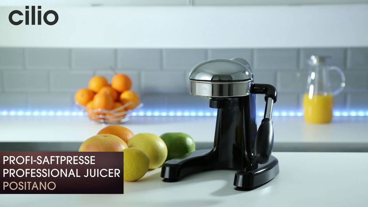 Cilio Profesionální odšťavňovač Positano, stříbrná