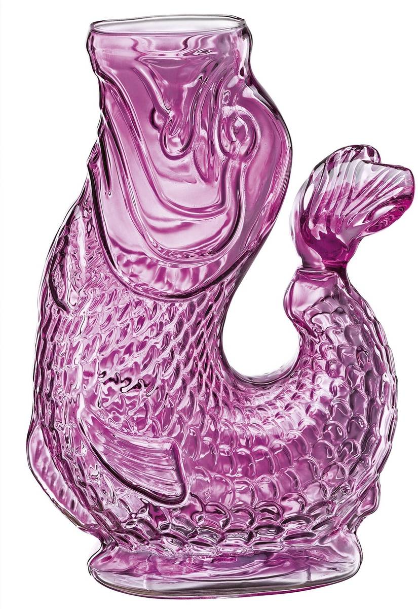 Cilio Skleněná karafa na vodu Nemo, fialová