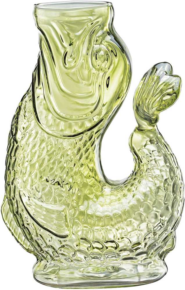 Cilio Skleněná karafa na vodu Nemo, zelená