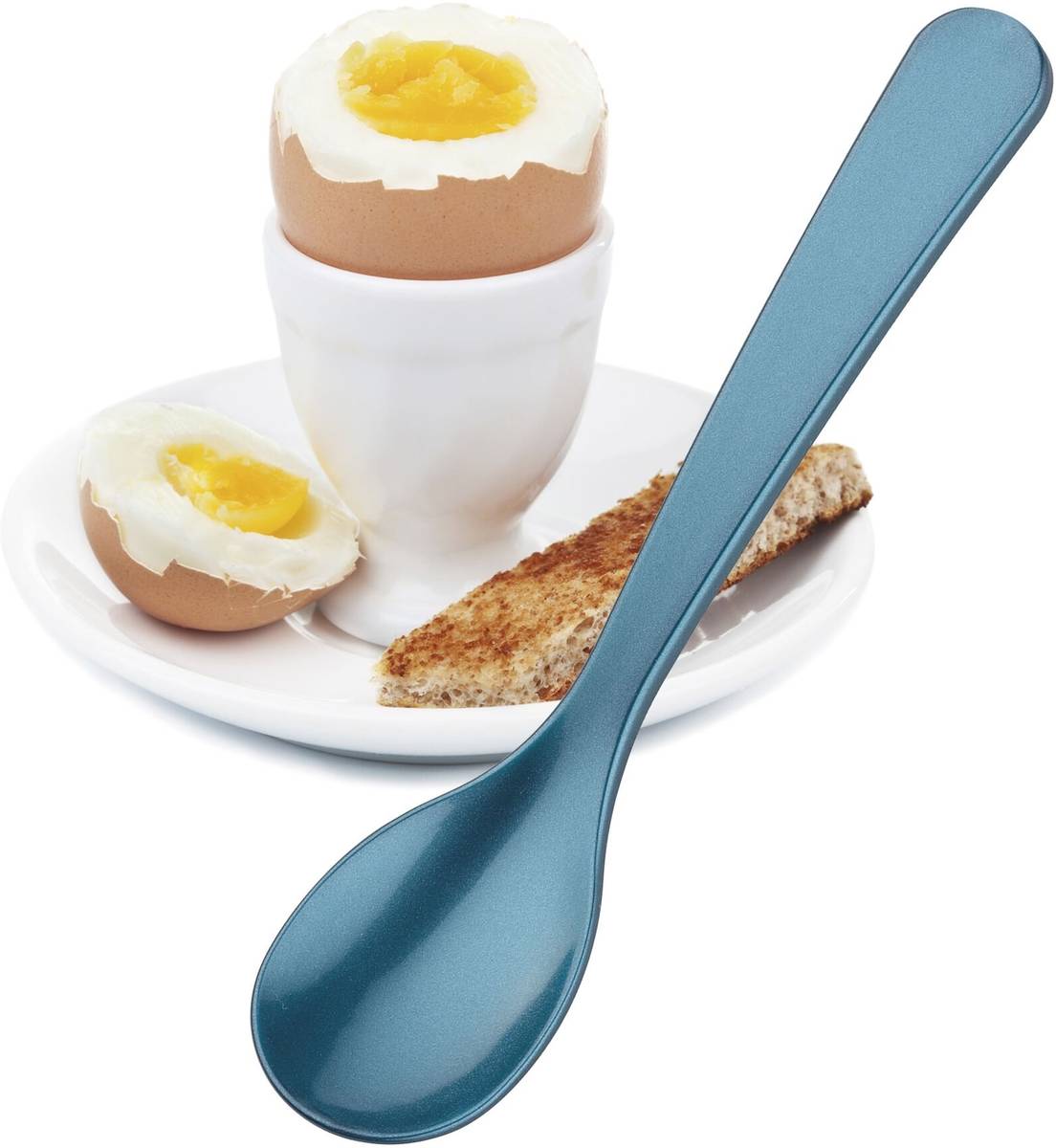 Cilio Lžička na vajíčko Colore, modrošedá