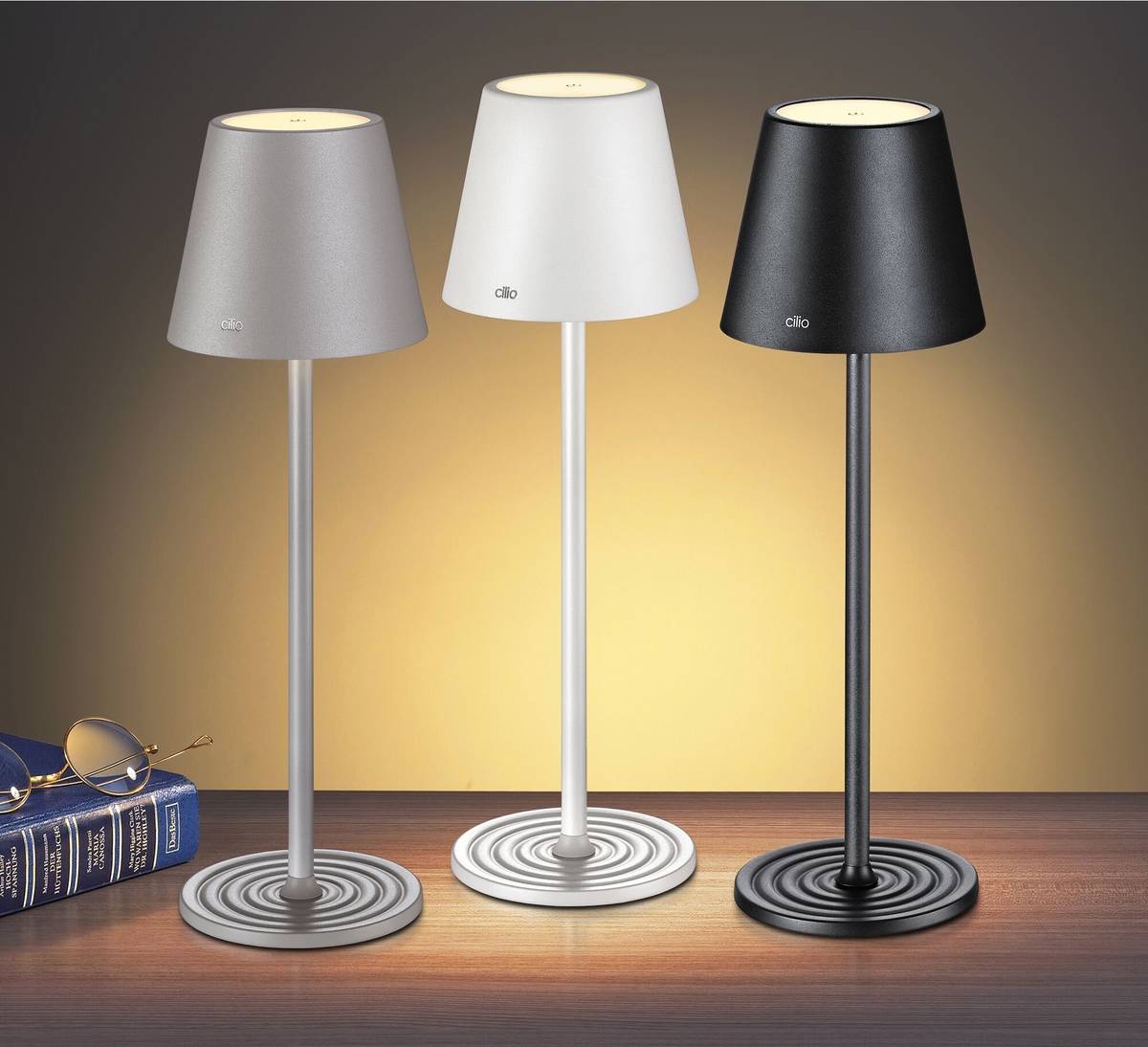 Cilio LED lampička Sole, černá