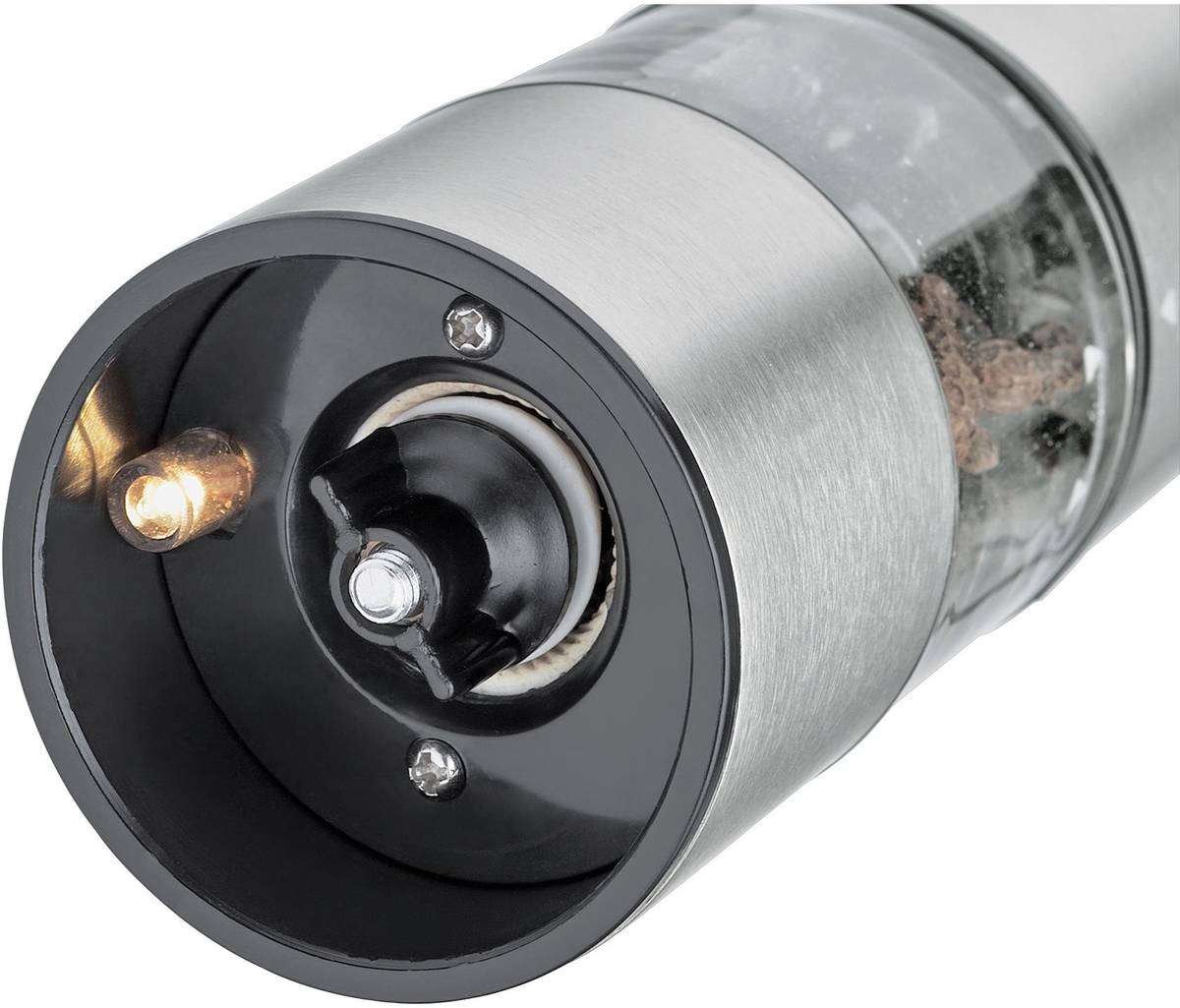 Cilio Sada elektrických mlýnků na sůl a pepř Bergamo, stříbrná