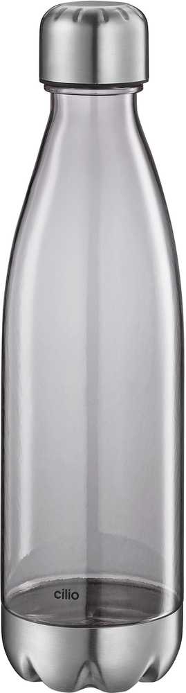 Cilio Elegante Láhev na vodu, 700 ml, průhledná šedá