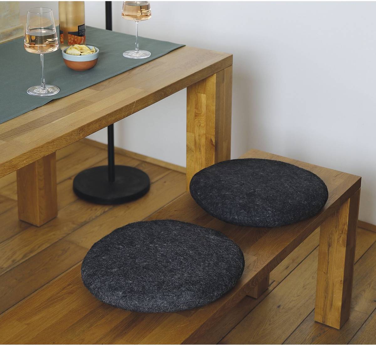 Cilio Podsedák na židli Lana, antracitová