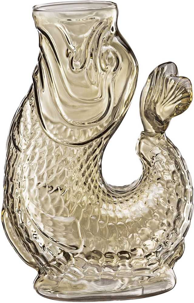 Cilio Skleněná karafa na vodu Nemo, béžová